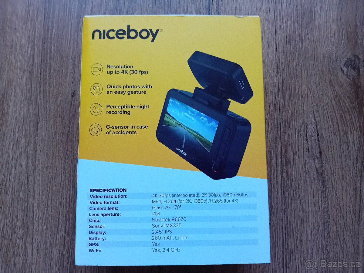 Autokamera Niceboy pilot XR RADAR - 3