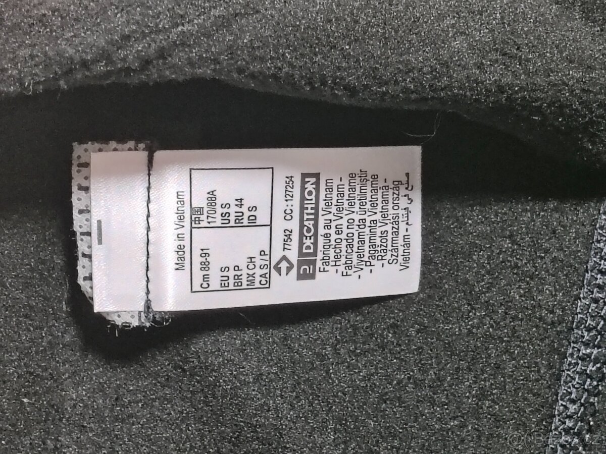 fleece mikina na zip/druhá vrstva/ Quechua S - 3