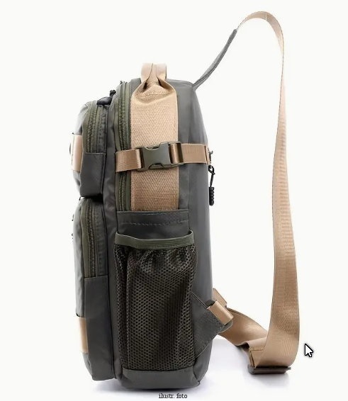 Pánská nová náprsní taška, multifunkční - 3