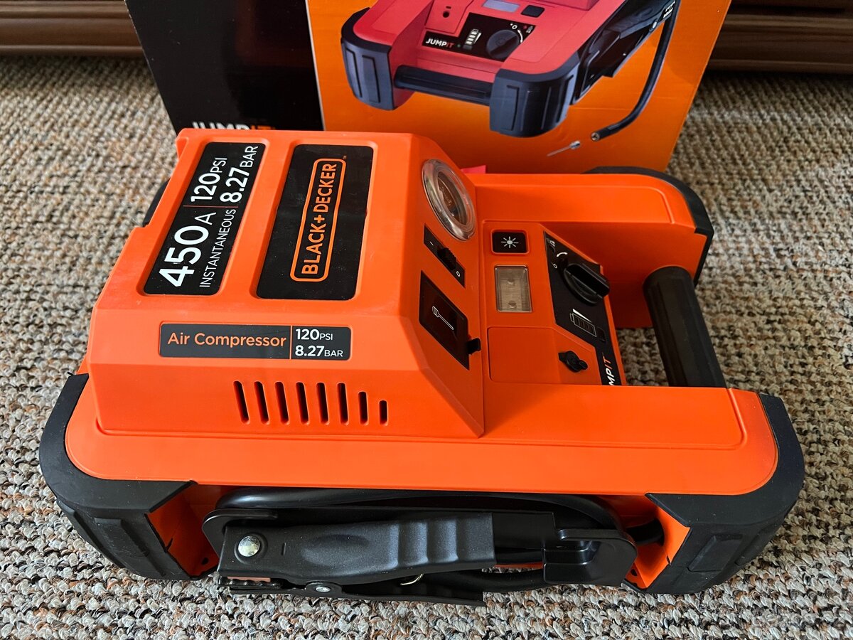 Startovací stanice s kompresorem Black Decker - 3