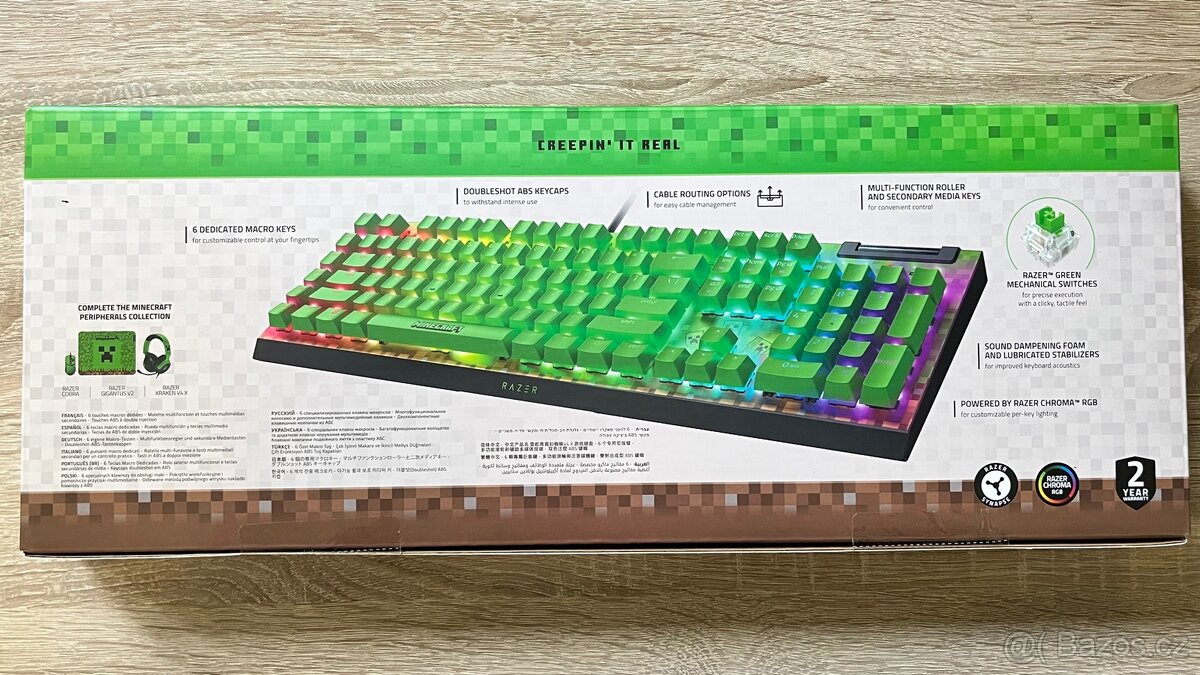 Minecraft Klávesnice Razer Blackwidow V4 - 3