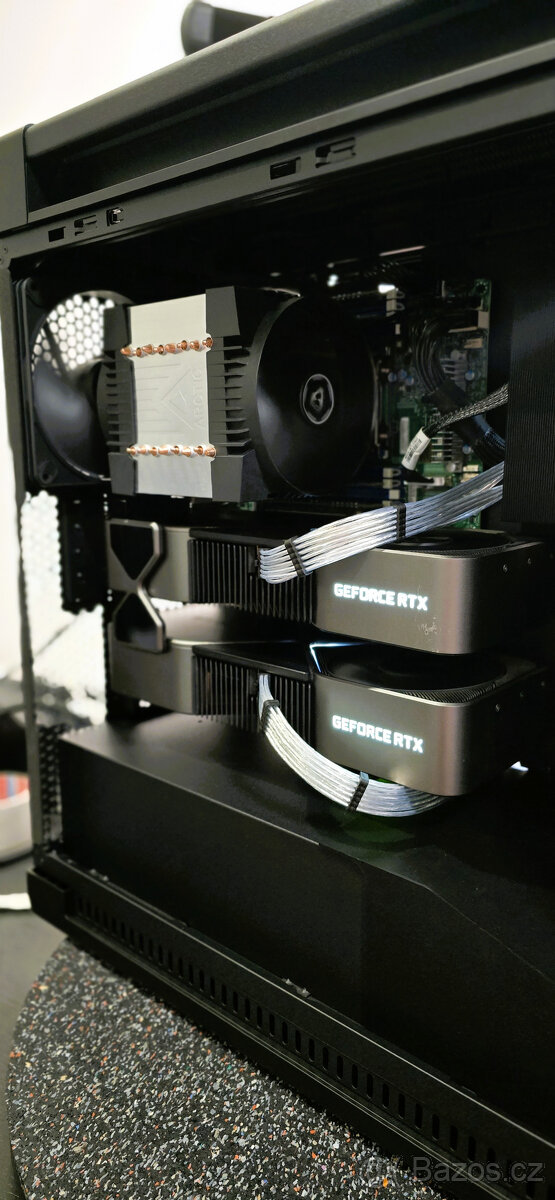 Ai Workstation 2x RTX 3090 AMD Epyc 32Core 128GB RAM 4TB SSD - 3