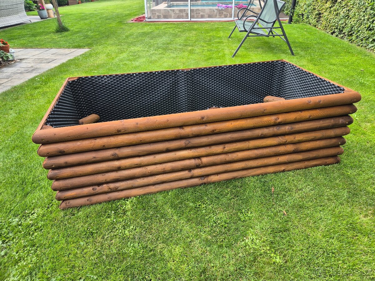 Nadzemní (vyvýšený) záhon o rozměru 190x90cm v.56cm - 2ks - 3