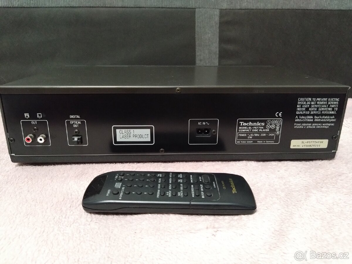 Cd prehravac Technics SL-PS770 - 3