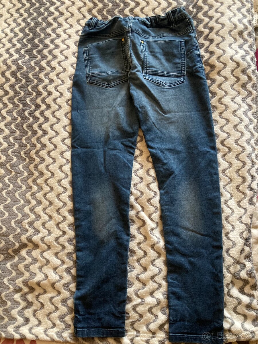 Džíny F&F modré vel.11-12 let - 3