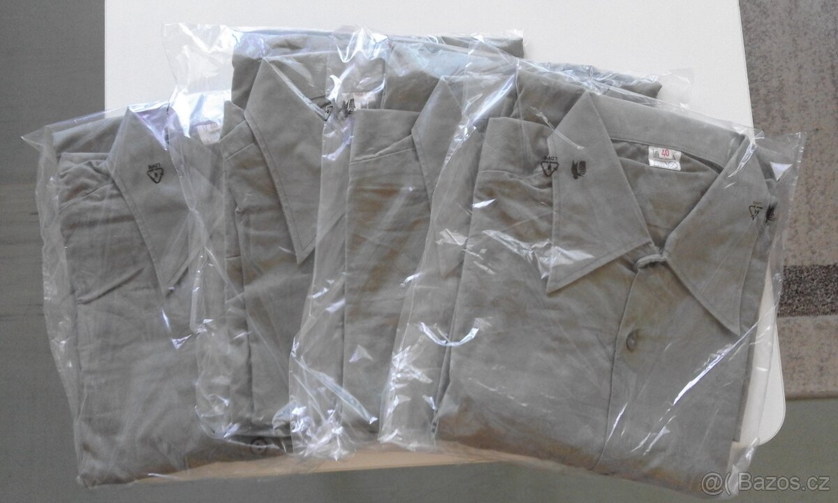 AČR Košile vz.21-85, vel.40 NOVÉ (4ks) Cena za vše - 3