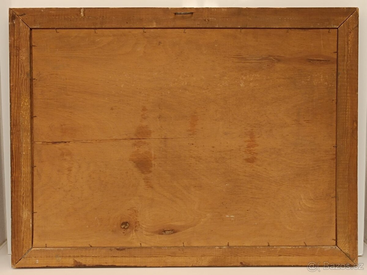 Obraz Polanský, žně na Šumavě, olej 60x80 - 3