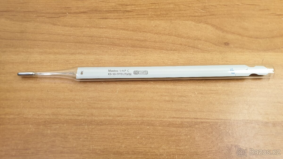 RYCHLOBĚŽKA-RTUŤOVÝ TEPLOMĚR EXATHERM LÉKAŘSKÝ - 3