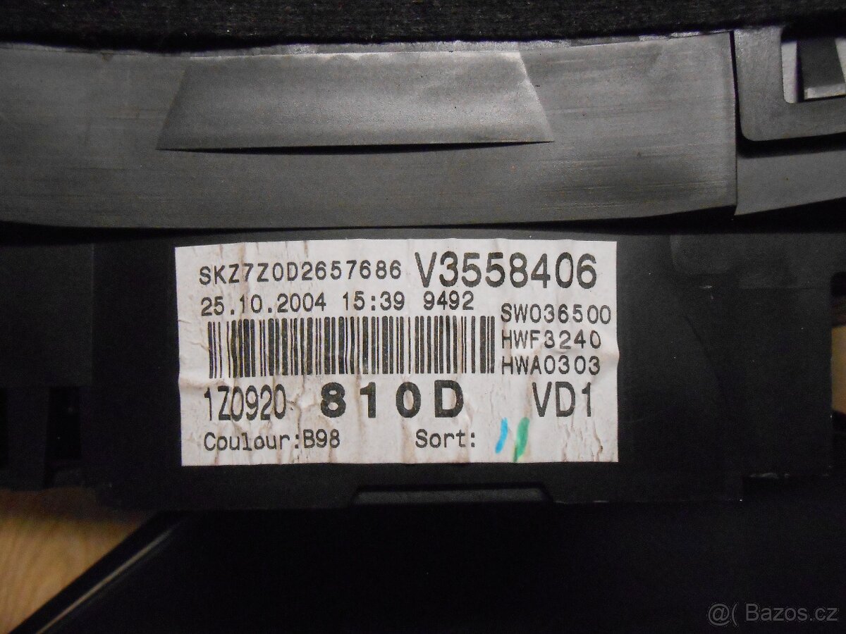 Š Octavia 2 - budíky - 3