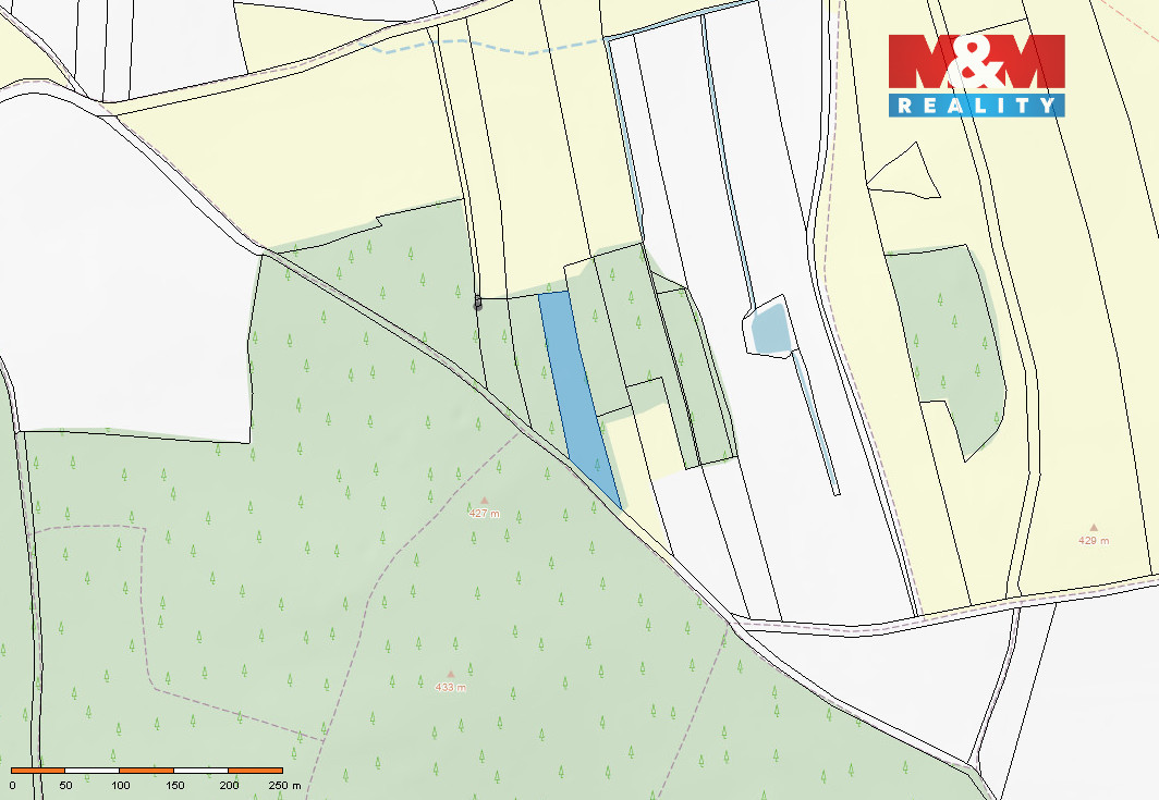 Prodej lesa, 5564 m², Skály - 3