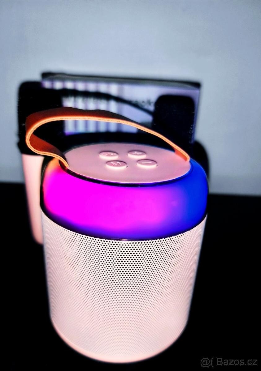 Karaoke sada ,led bluetooth s mikrofony - 3