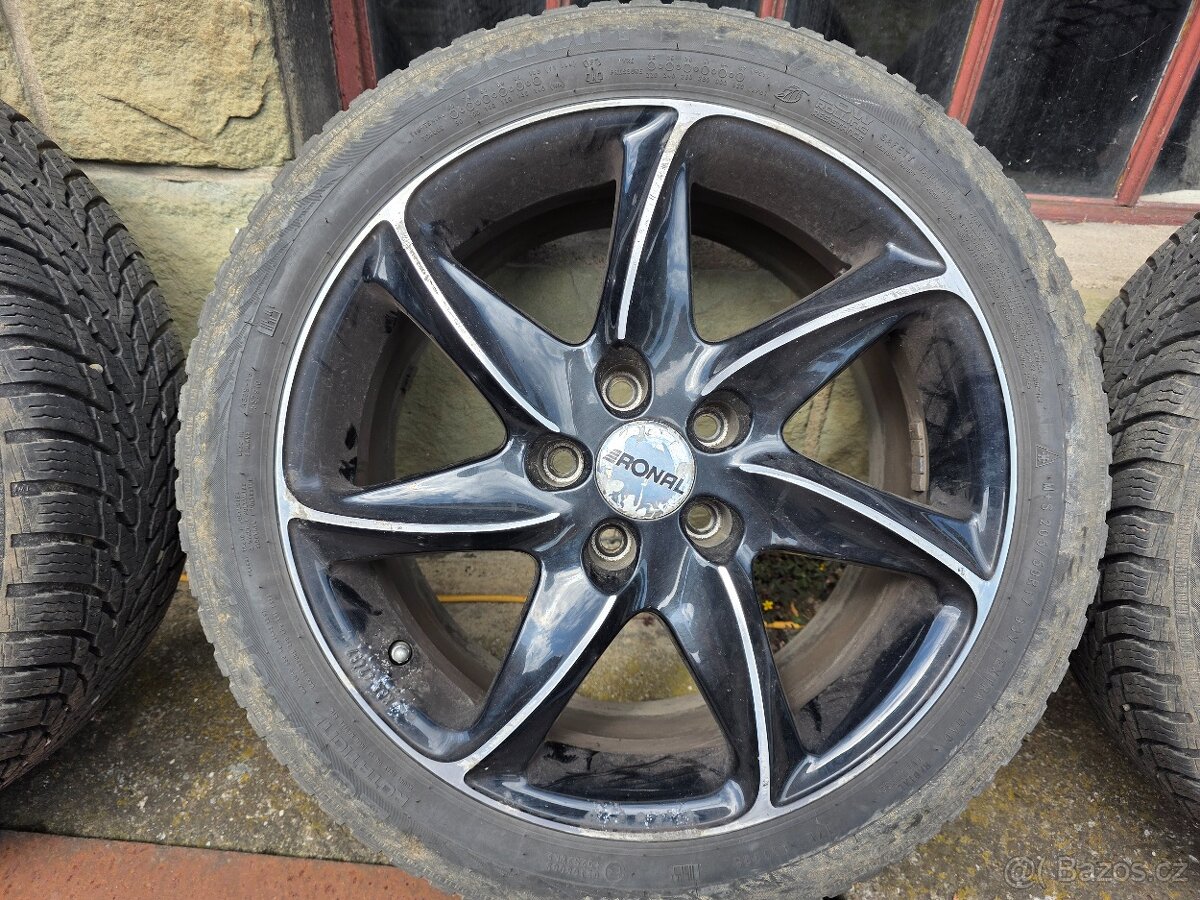 Alu kola RONAL 5x112 + Zimní pneu 205/50 R17 - 3
