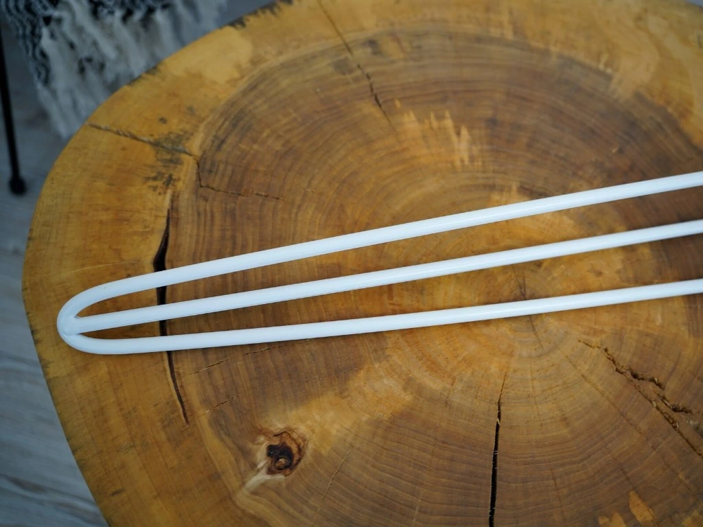 Industrial Hairpin Noha 3 ramenná Bílá - 3