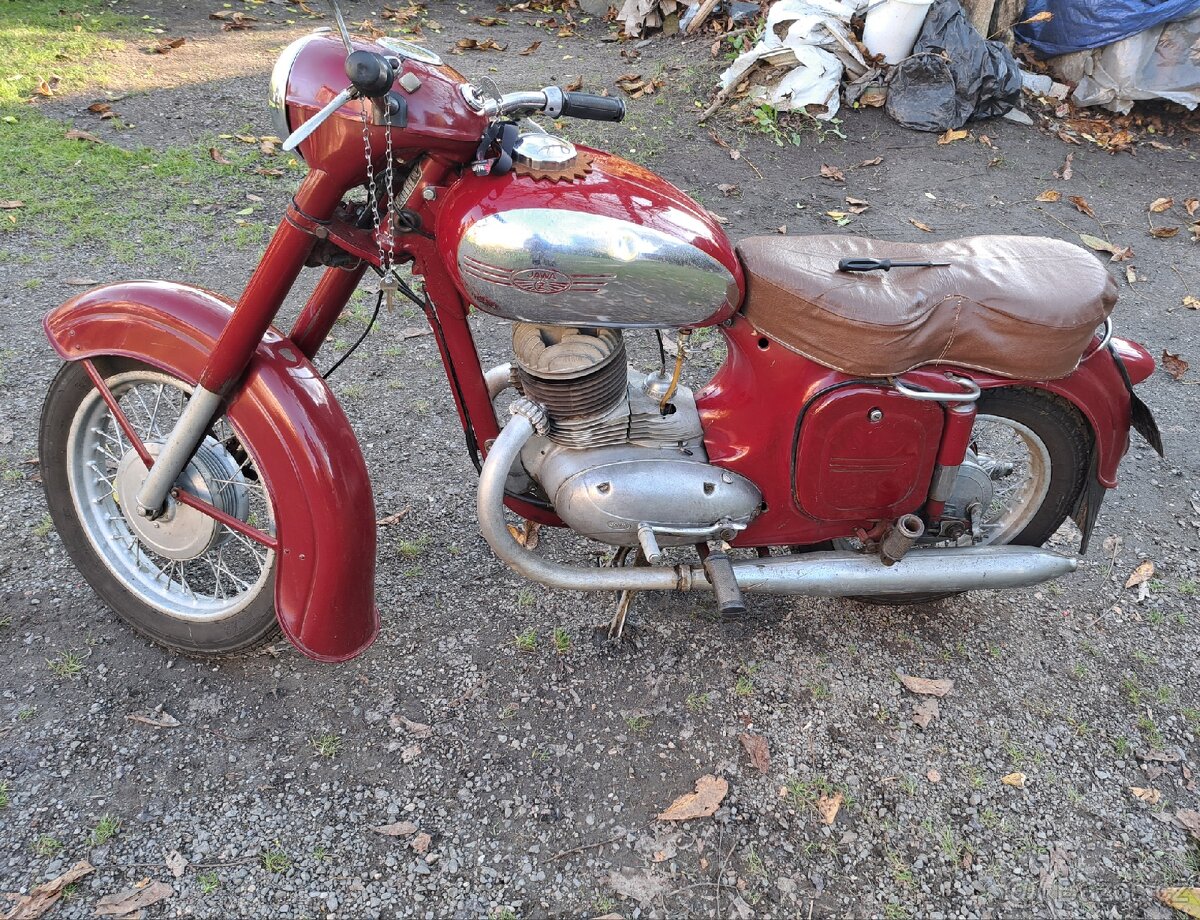 JAWA 250/353 Kývačka s TP, RV. 1959 - 3