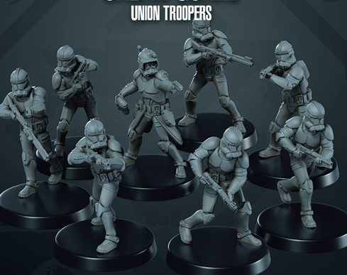 Star Wars figurky - 3D tisk - jednotlivé sety - 3