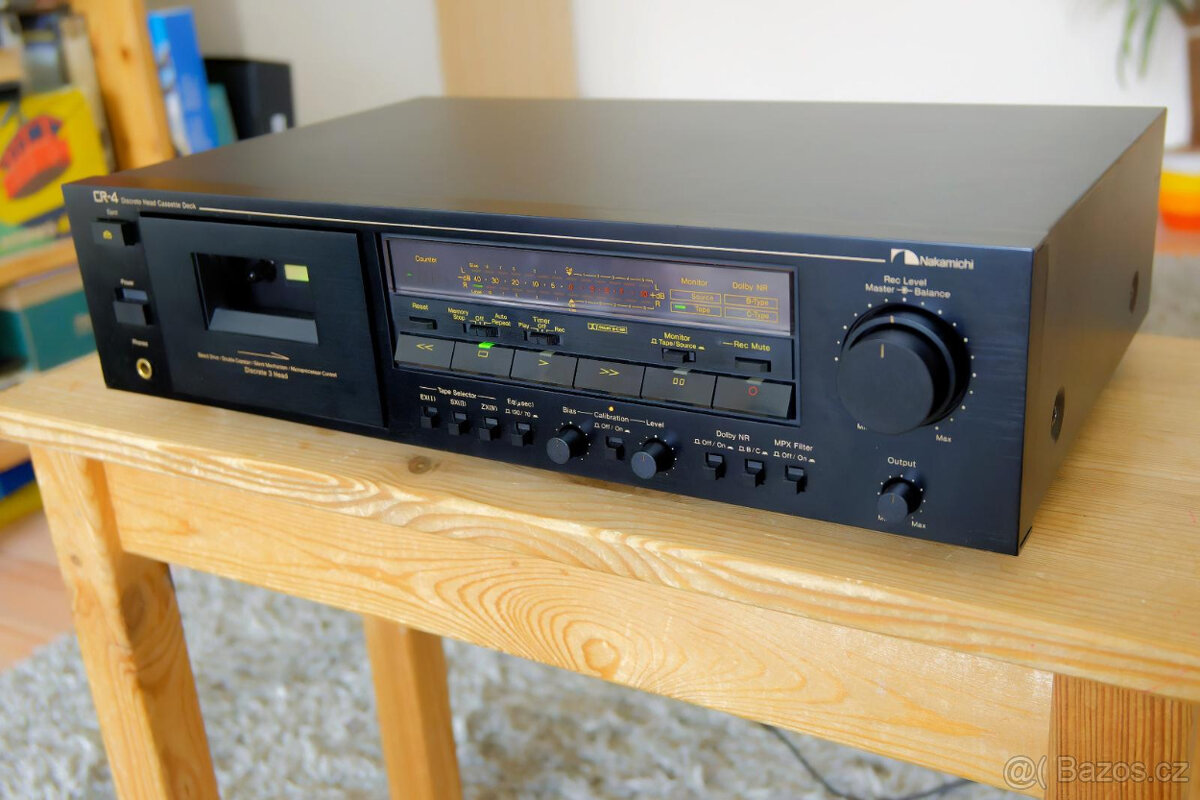 Diskrétní tape deck NAKAMICHI CR-4 (top - plně servisovaný) - 3