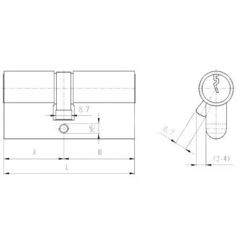 FAB vložka 29x55 - 3