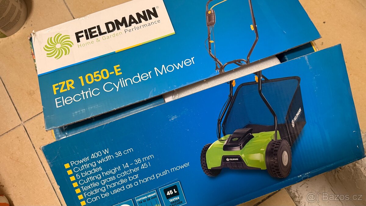 Vřetenová sekačka Fieldmann - na opravu - 3