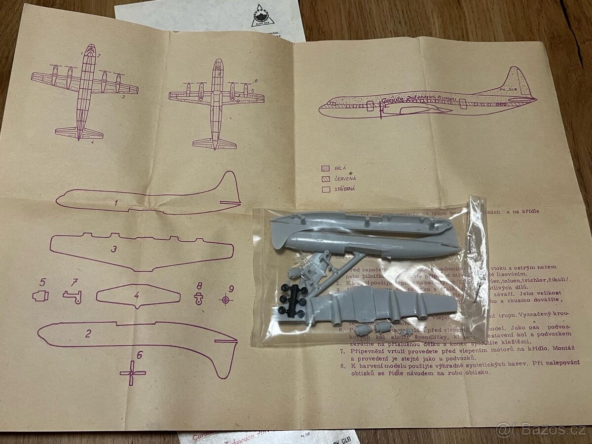 Dubena Lockheed L-188 Electra ČSA 1:96 - 3