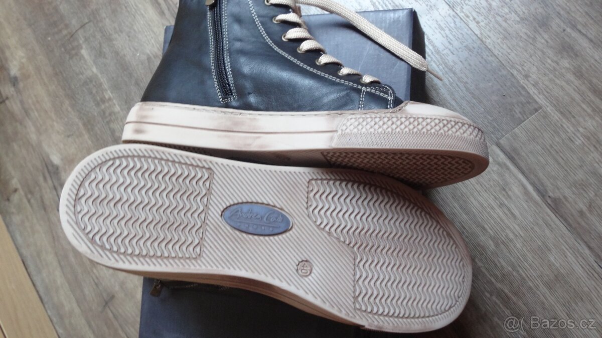 Luxusní celokožené tenisky Andrea Conti 40+41+42 - 3