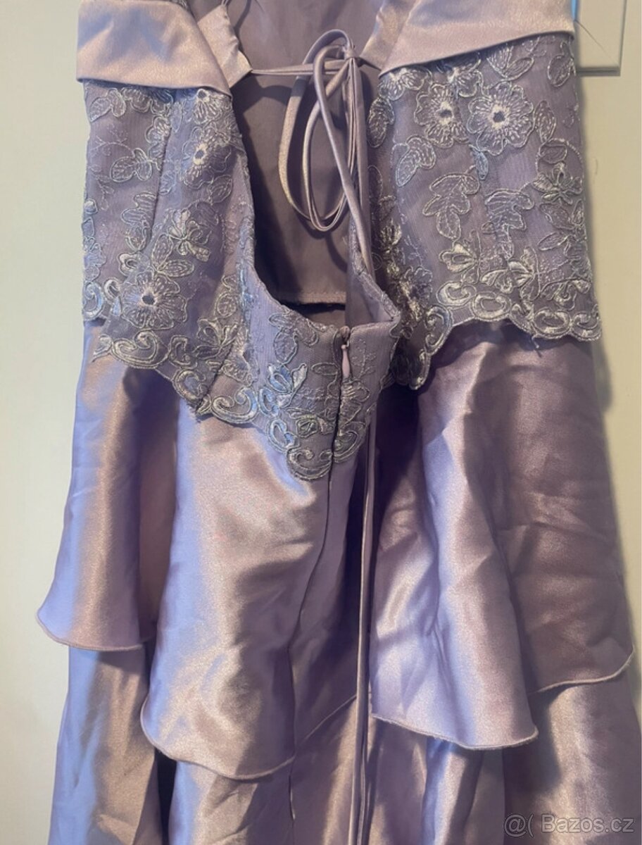 Šaty - fialové - 3