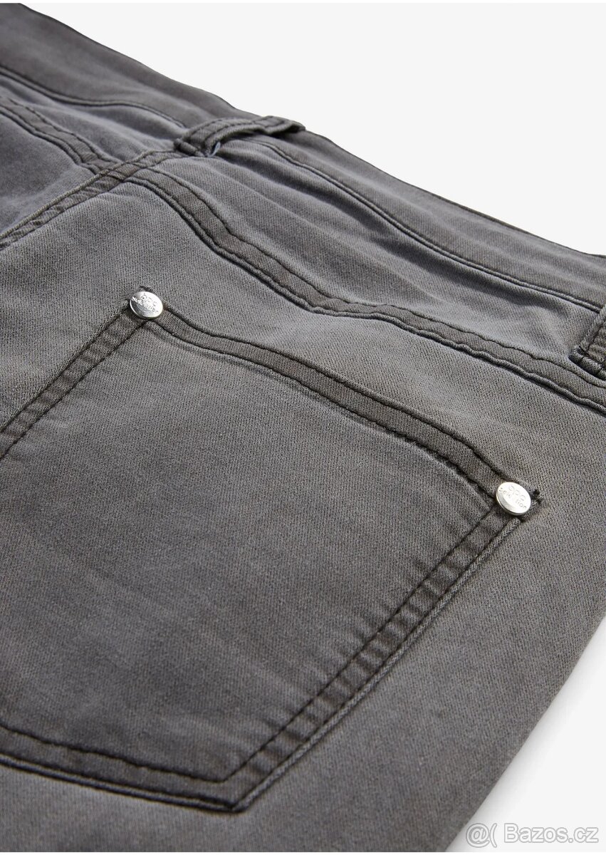Šedé mega strečové rifle Bonprix vel 40 - 3