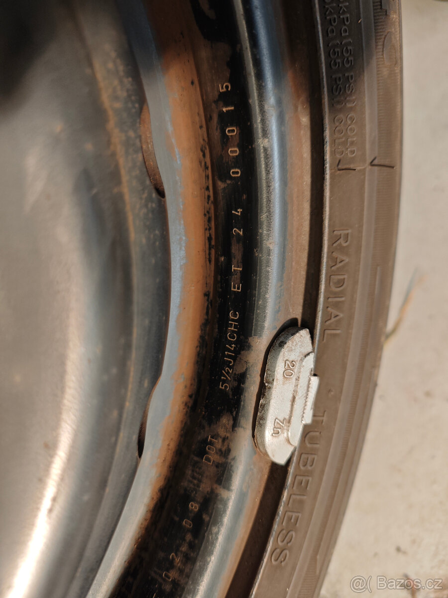 Kola Citroen Berlingo 5,5J x ET24 14CHC - 3