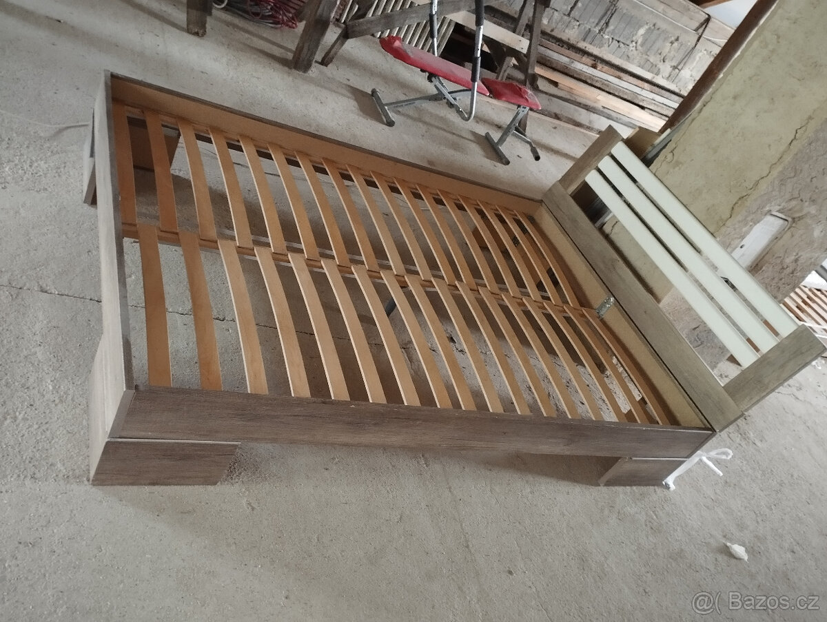 Prodám 2x poatele 1x madrac 200x140 - 3