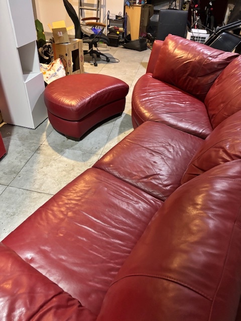 Sedací souprava kožená - 3