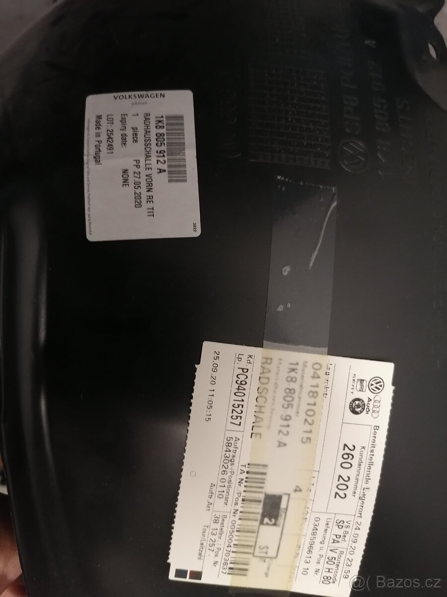 Nový podbeh pravý přední VW SCIROCCO III - 3