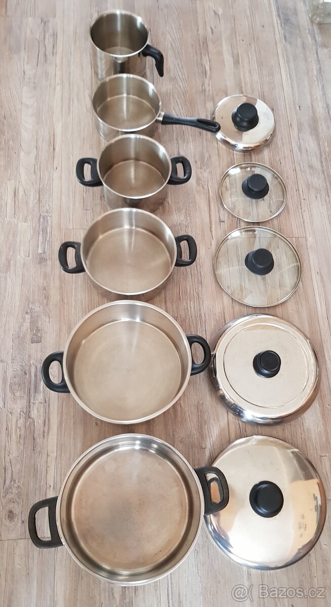 Hrnce / kastroly. 6ks. - 3