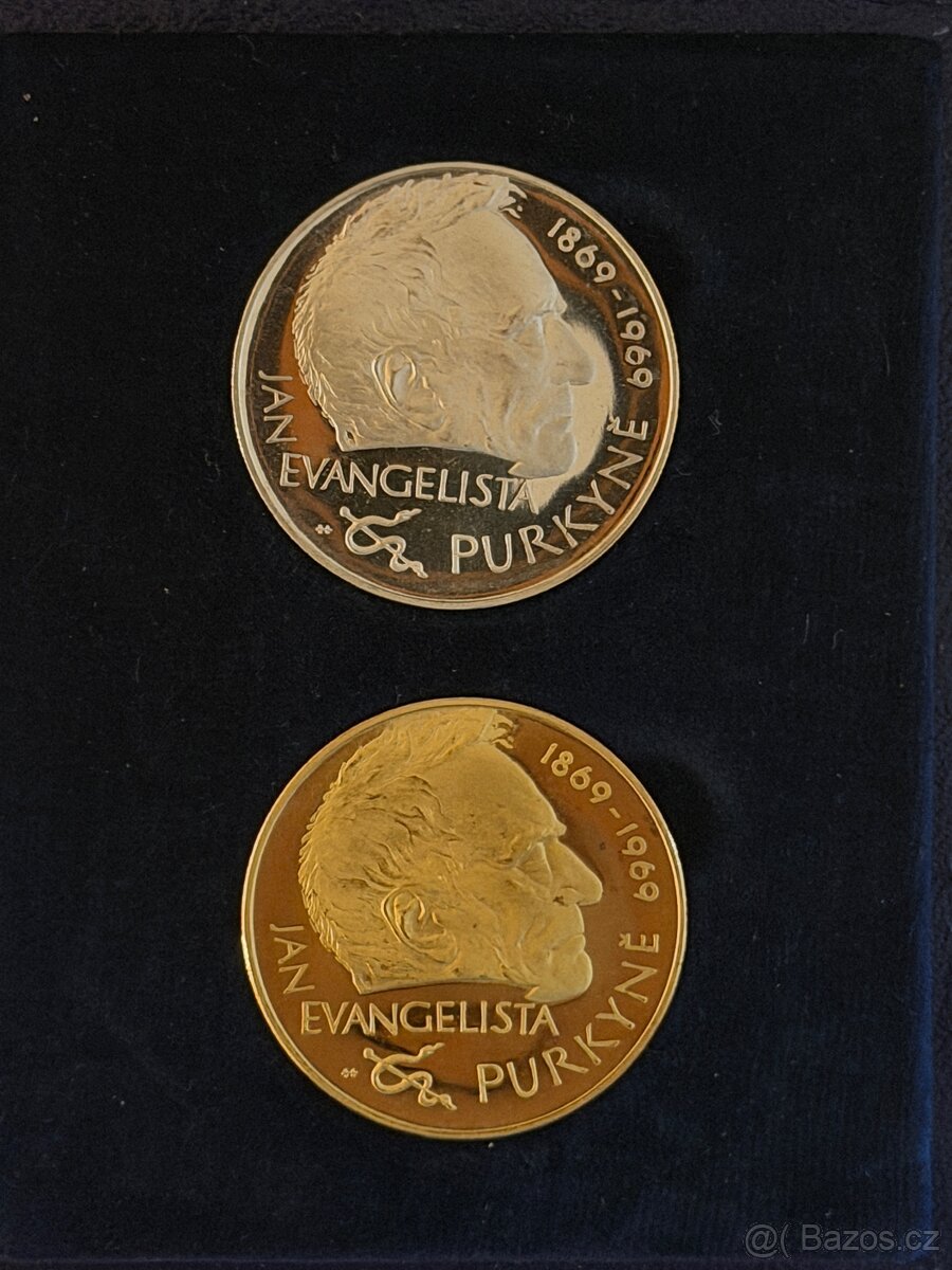 Zlato / sběratelskou sadu Čechoslovakia 1969 - 3