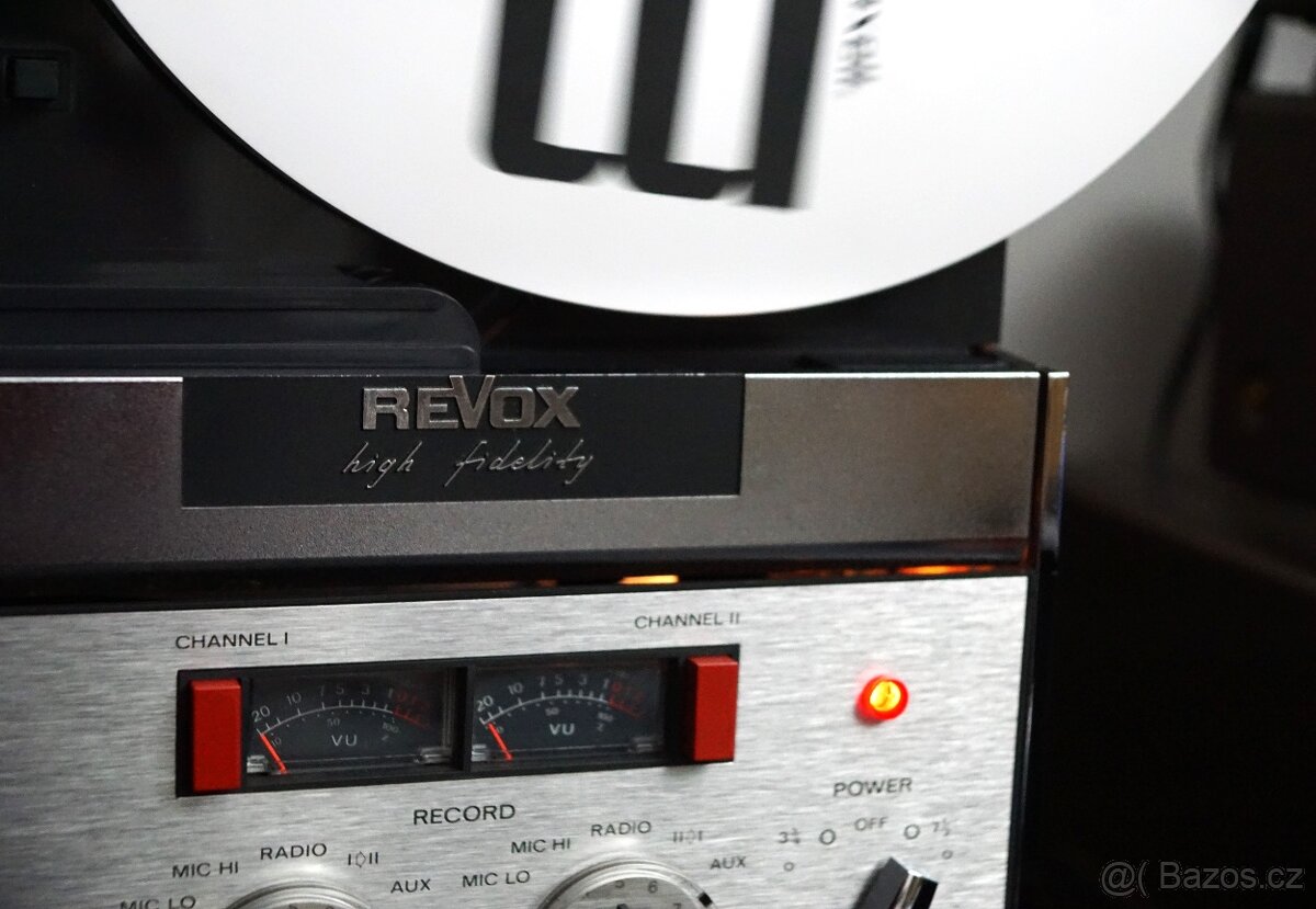 REVOX A 77, 2 TRACK, dvourychlostní 9,5 a 19 cm/s - komplet - 3