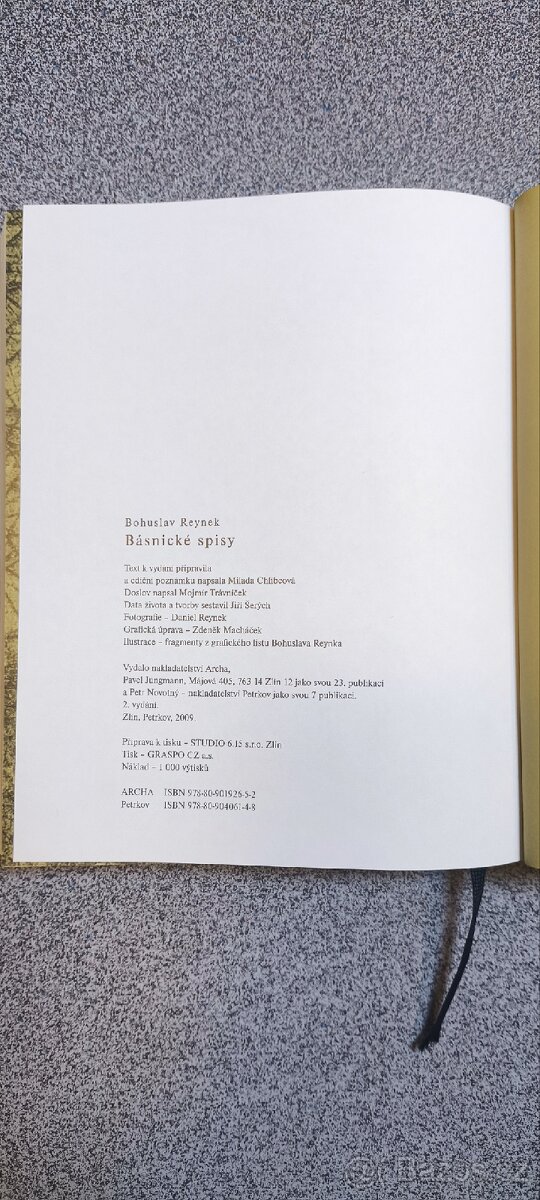 📚 Bohuslav Reynek – Básnické spisy (2009, Archa / Petrkov) - 3
