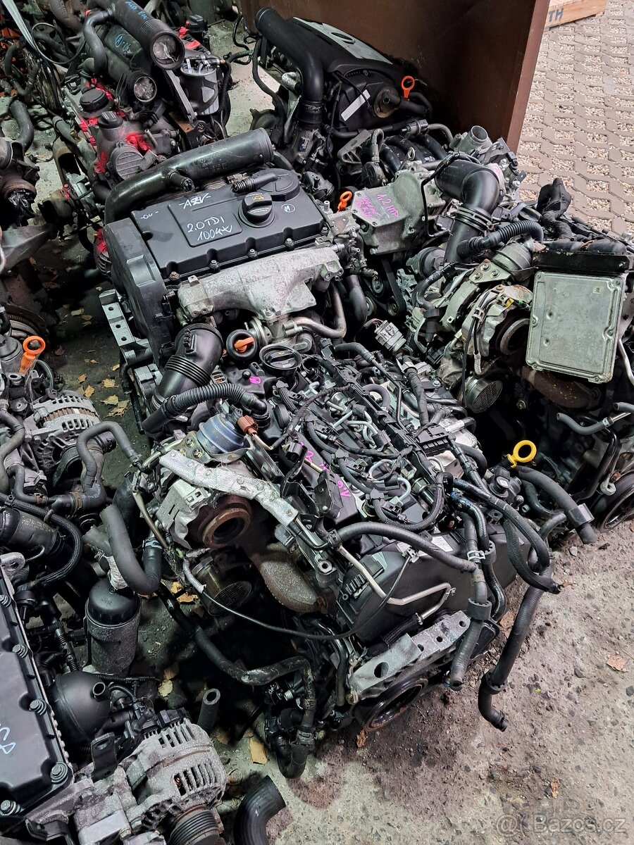 Motor 1,6 TDI 77kw Typ: CLH kompletni super stav - 3