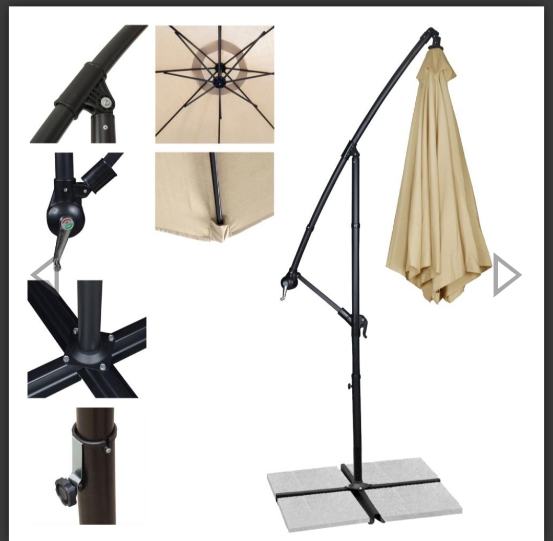 Zahradní nábytek + slunečník - 3