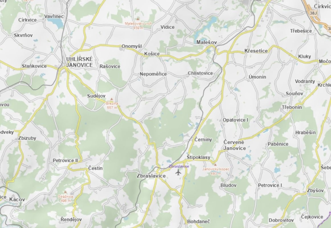 Prodej podílu 1/2 pole 3 867 m², Černíny - 3