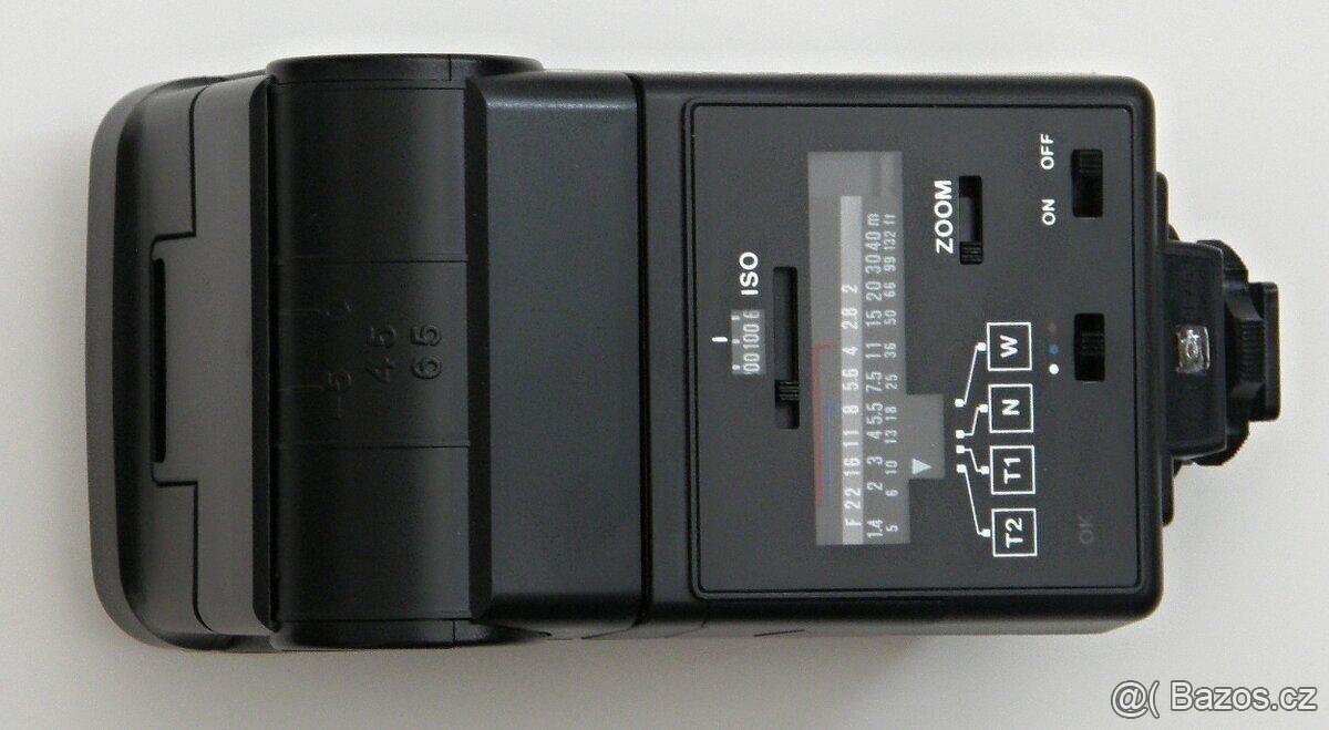 Blesk Topca 330 CTX, stativ VELBON CX 460mini, kovový stativ - 3