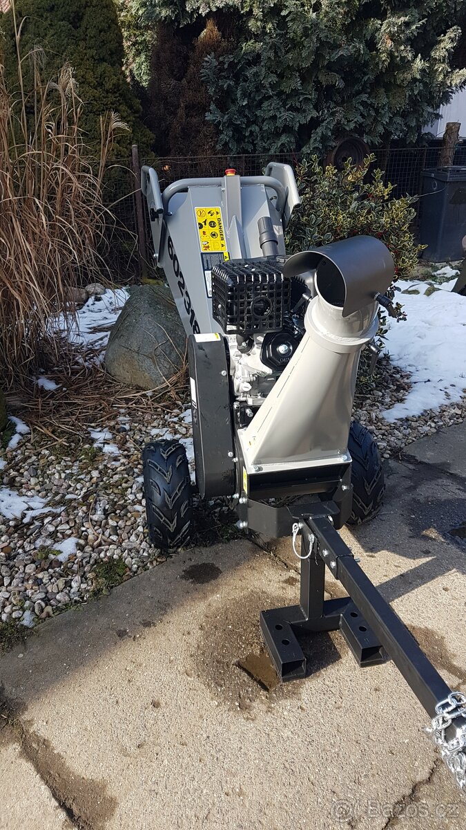 drtič větví,štěpkovač půjčím - 3