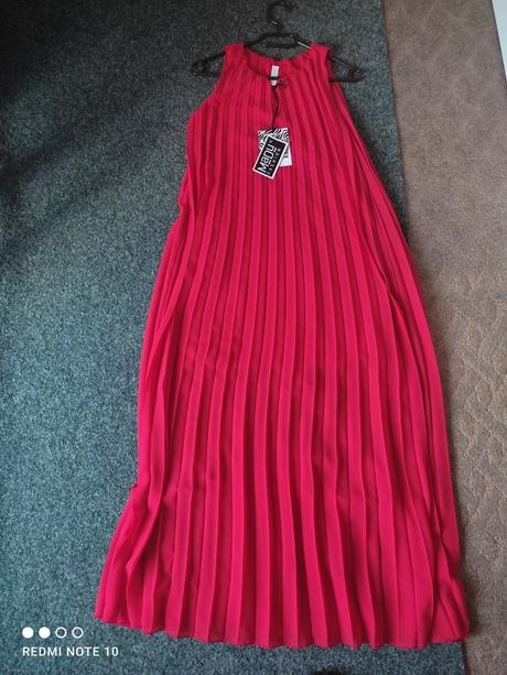 Plisovane maxišaty -S,M - 3