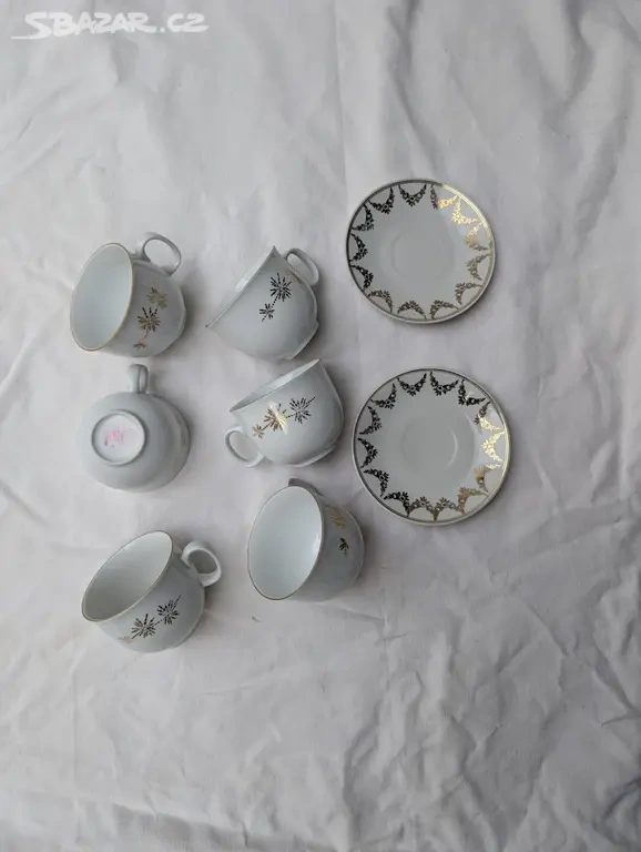 Vzácná značka hrníčky retro 12 Ks - 3