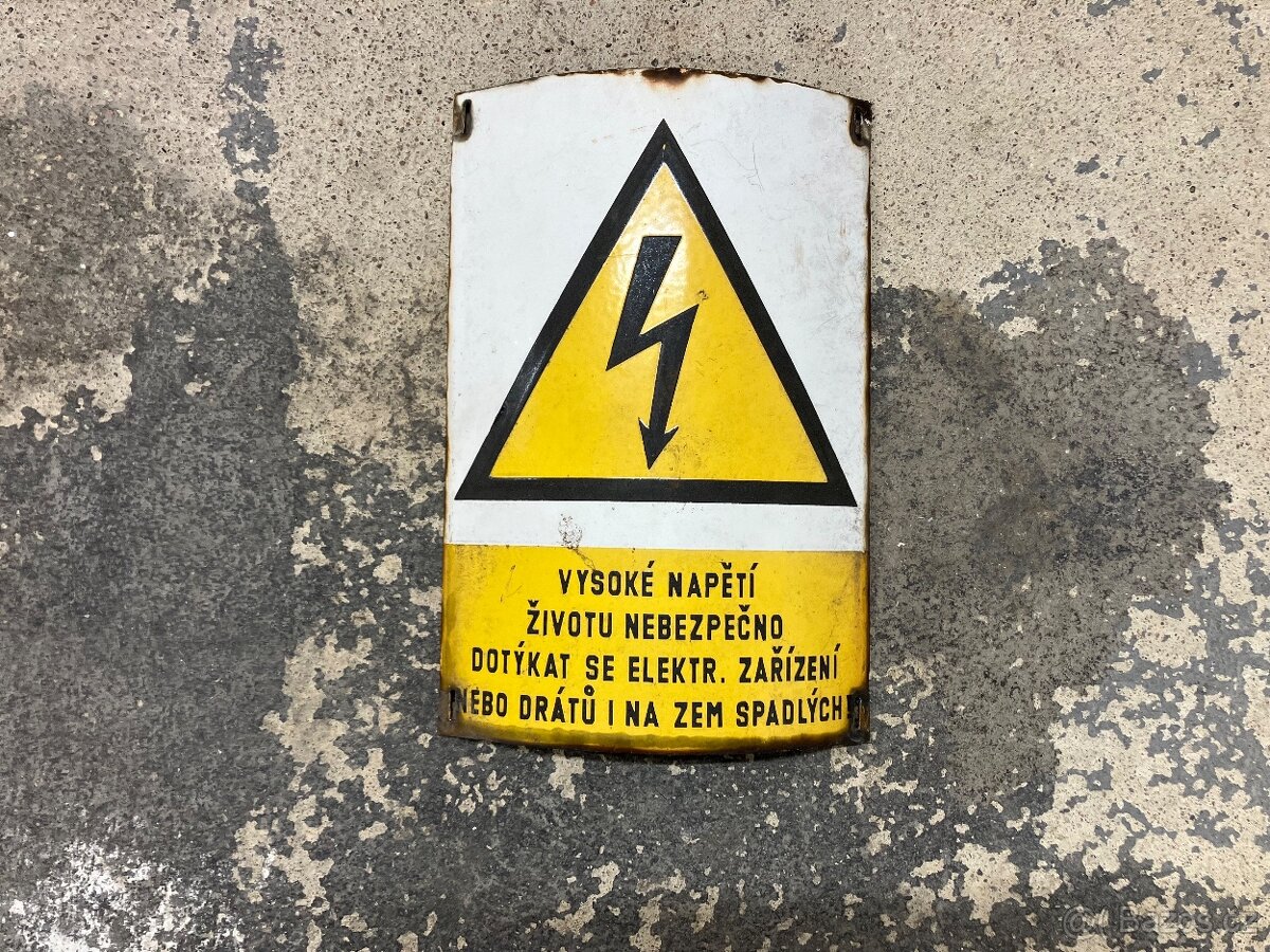 Smaltované cedule - 3