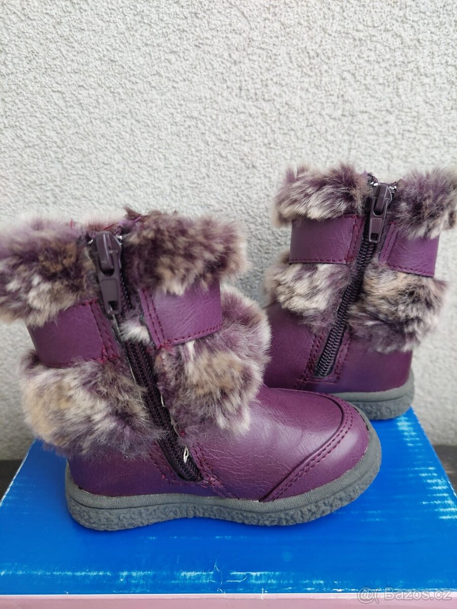 PEDDY ZIMNÍ dívčí boty vel.20 Top stav - 3