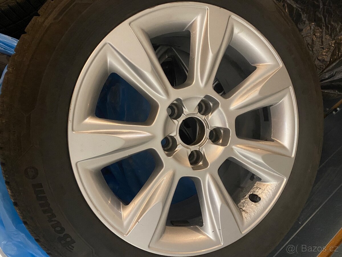 Alu kola 17” 5x112 Audi a zimní pneu 225/55/R17 - 3
