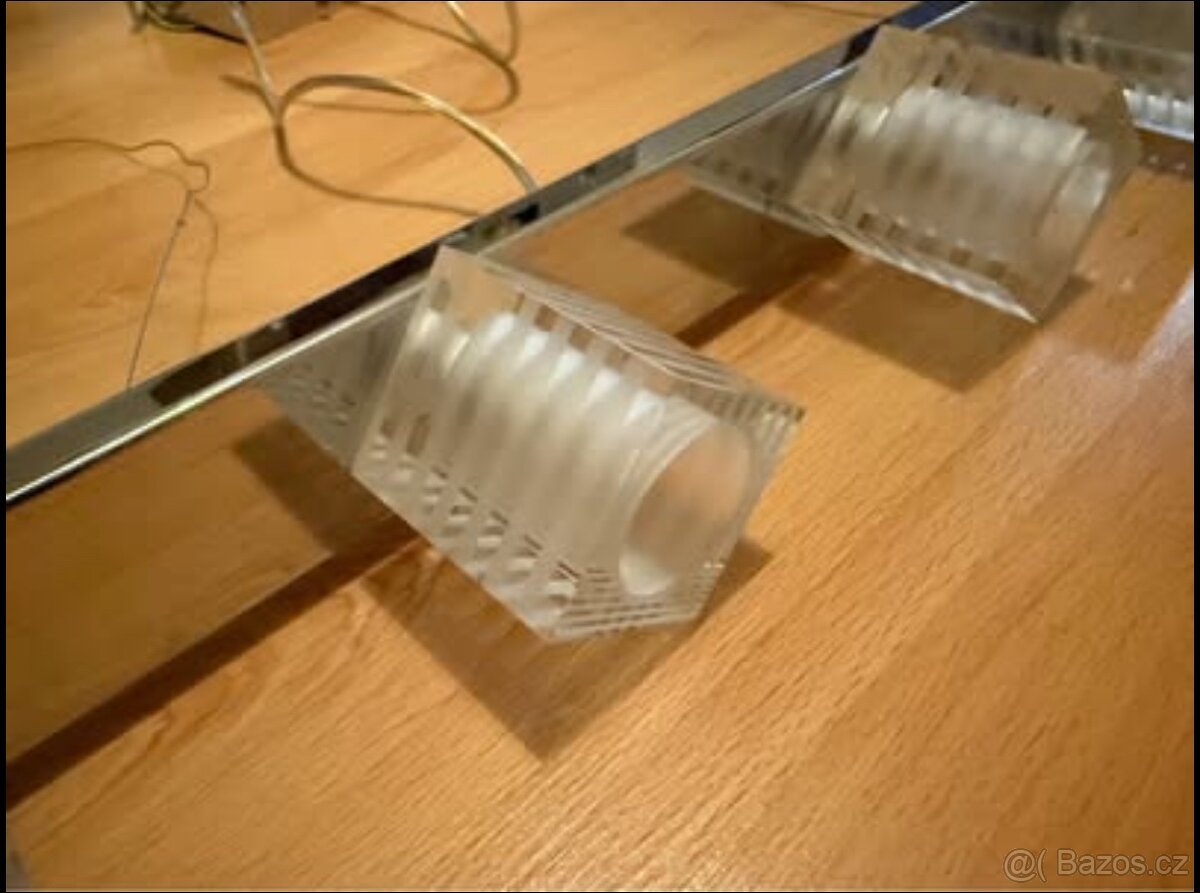 Závěsná lampa Kostky 5 čirého skla - 3