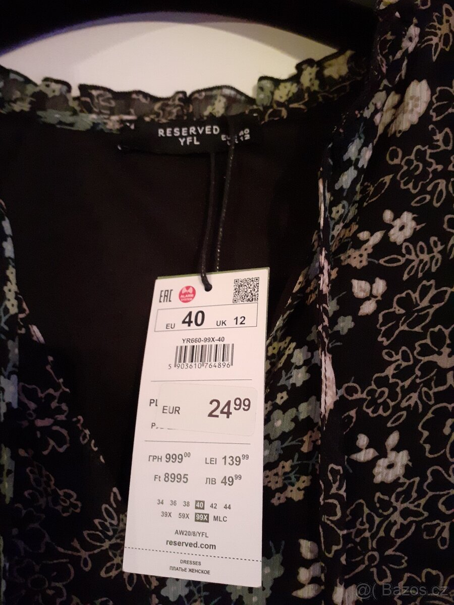 Nové lehké šaty Reserved vel.40 - 3
