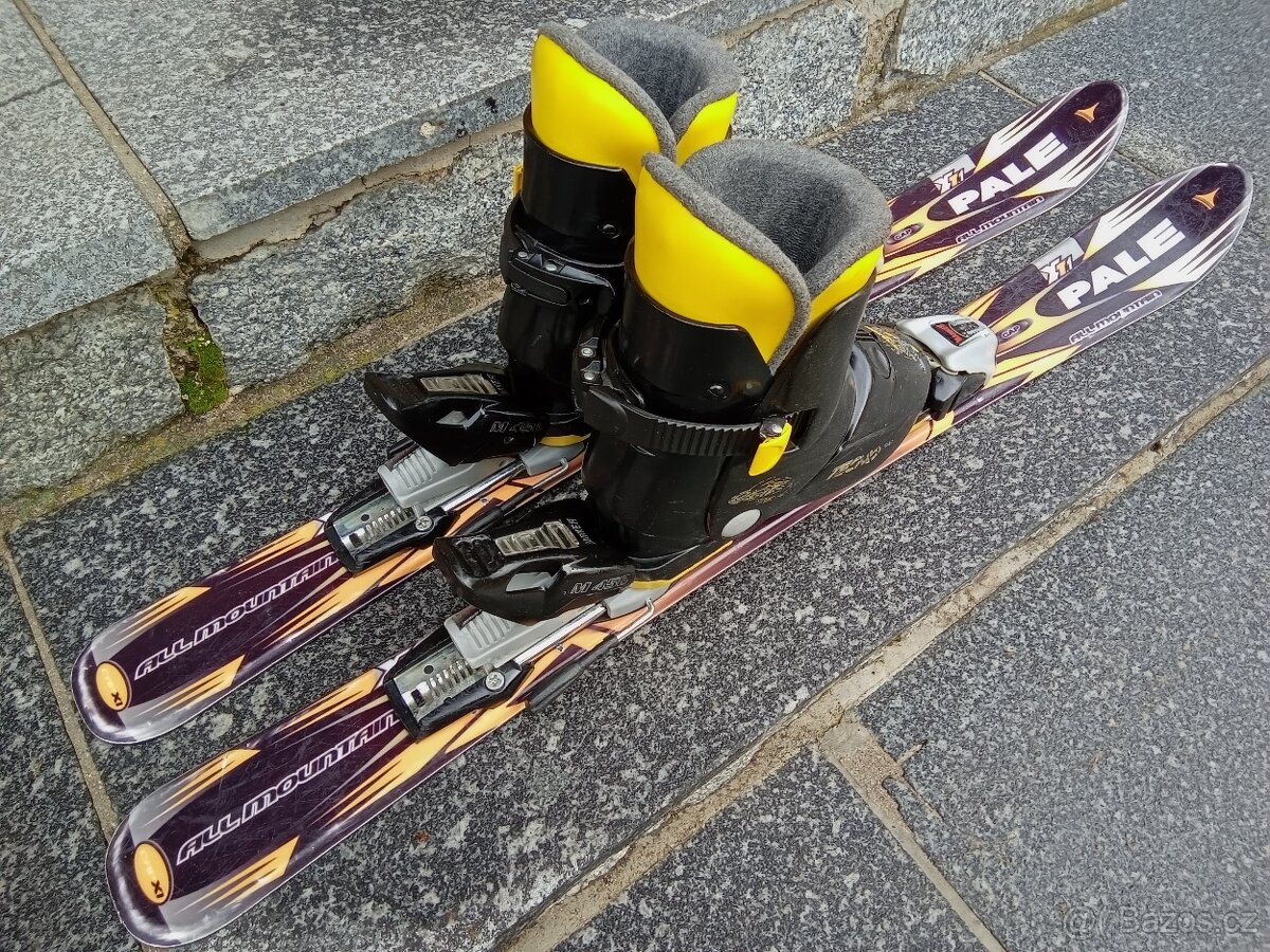 Dětské lyže 90 cm a boty - 3