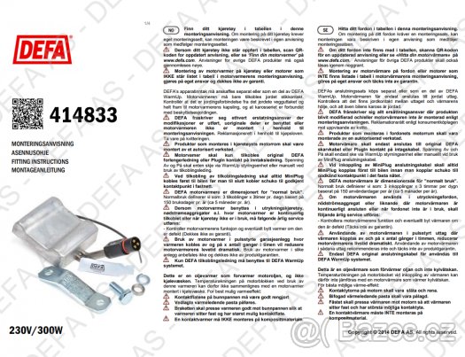 Prodám el.předehřev motoru Škoda, VW, Audi, Seat - 3