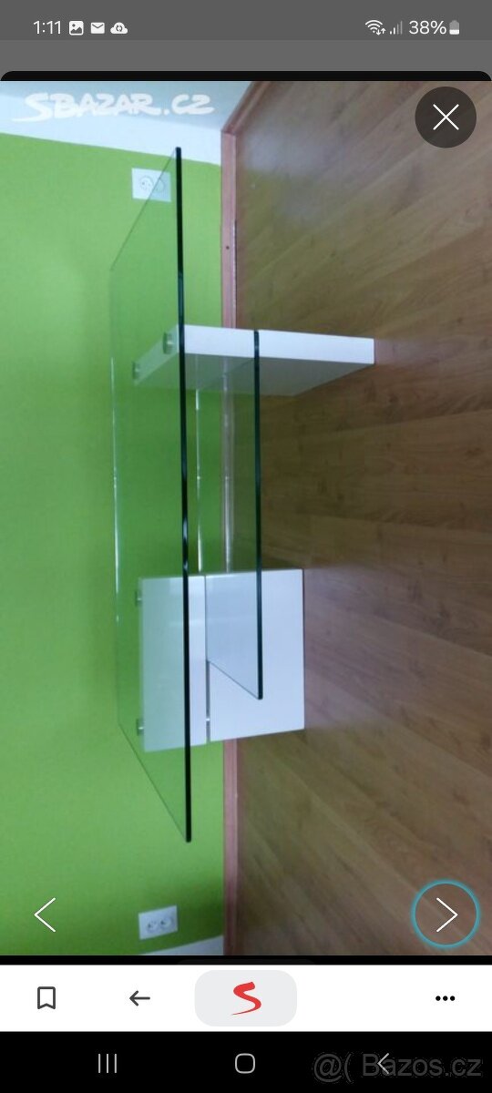 Luxusni konferencni stolek skleneny - 3