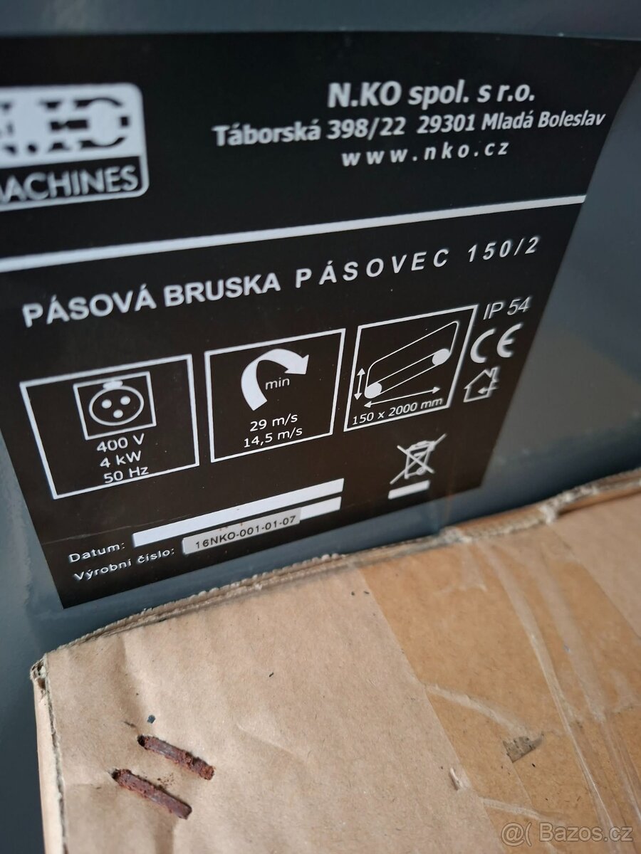 Pásová bruska na kov - 3